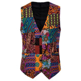 Veste Homme Colorée Tissu Africain