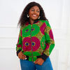 Veste Bomber Femme Tissu Africain