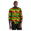 Veste Bomber en Tissu Africain pour Homme