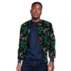 Veste Wax Bomber Verte Pour Homme