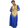 Boubou Africain Femme Bleu