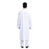 Boubou Blanc Marocain Homme de Dos