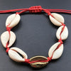 Bracelet Coquillage Blanc Rouge