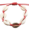 Bracelet Coquillage Rouge