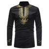 Chemise Africaine Noire Col Mao