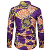 Chemise Garçon Tissu Africain de Dos