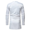 Chemise Longue Africaine couleur Blanche