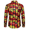 Chemise Wax Africain Rouge Jaune