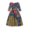 Robe Longue Africaine Batik