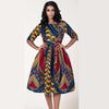 Robe Longue Africaine Batik